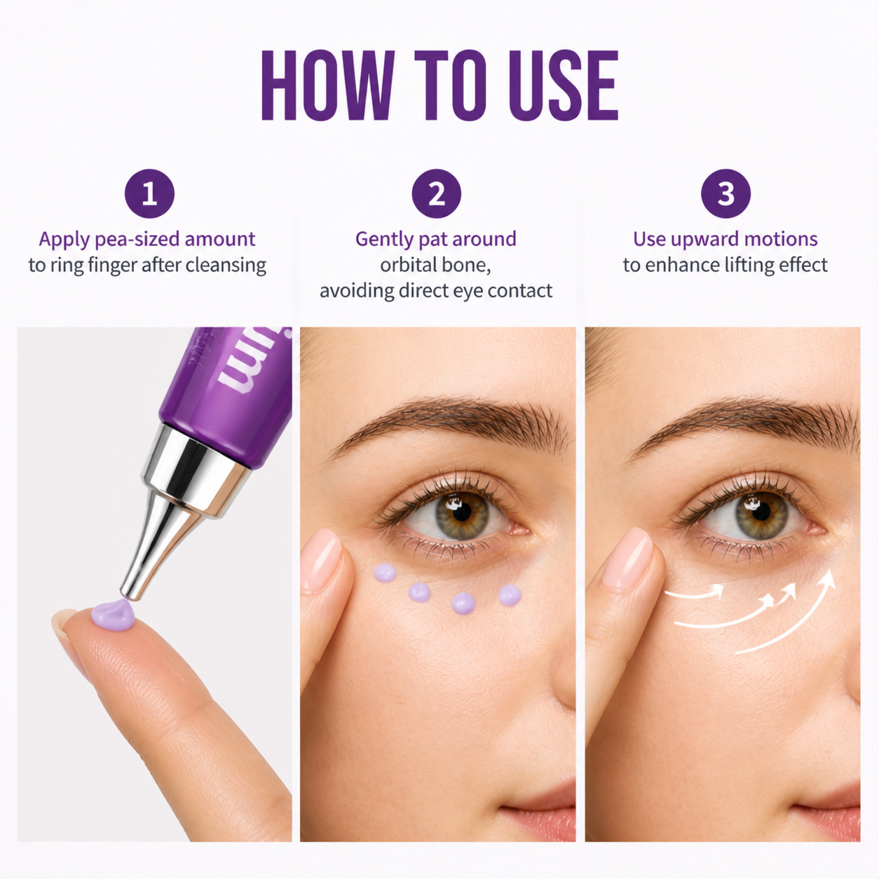 Calcium Firming Eye Cream For Fine Line Reduction And Lifting Daily Anti Aging Care 15ml