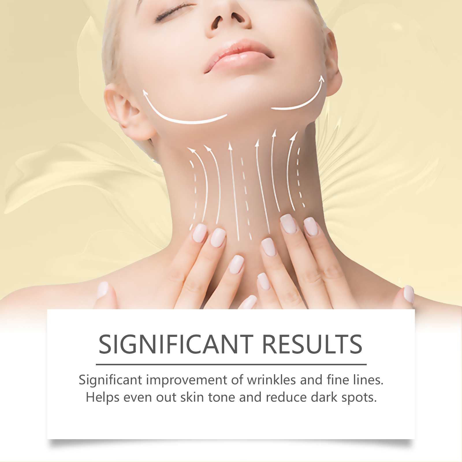 Bee Venom Face And Neck Cream Moisturizing Hydrating Nourishing For Smoothing And Softening Daily Dual Area Care
