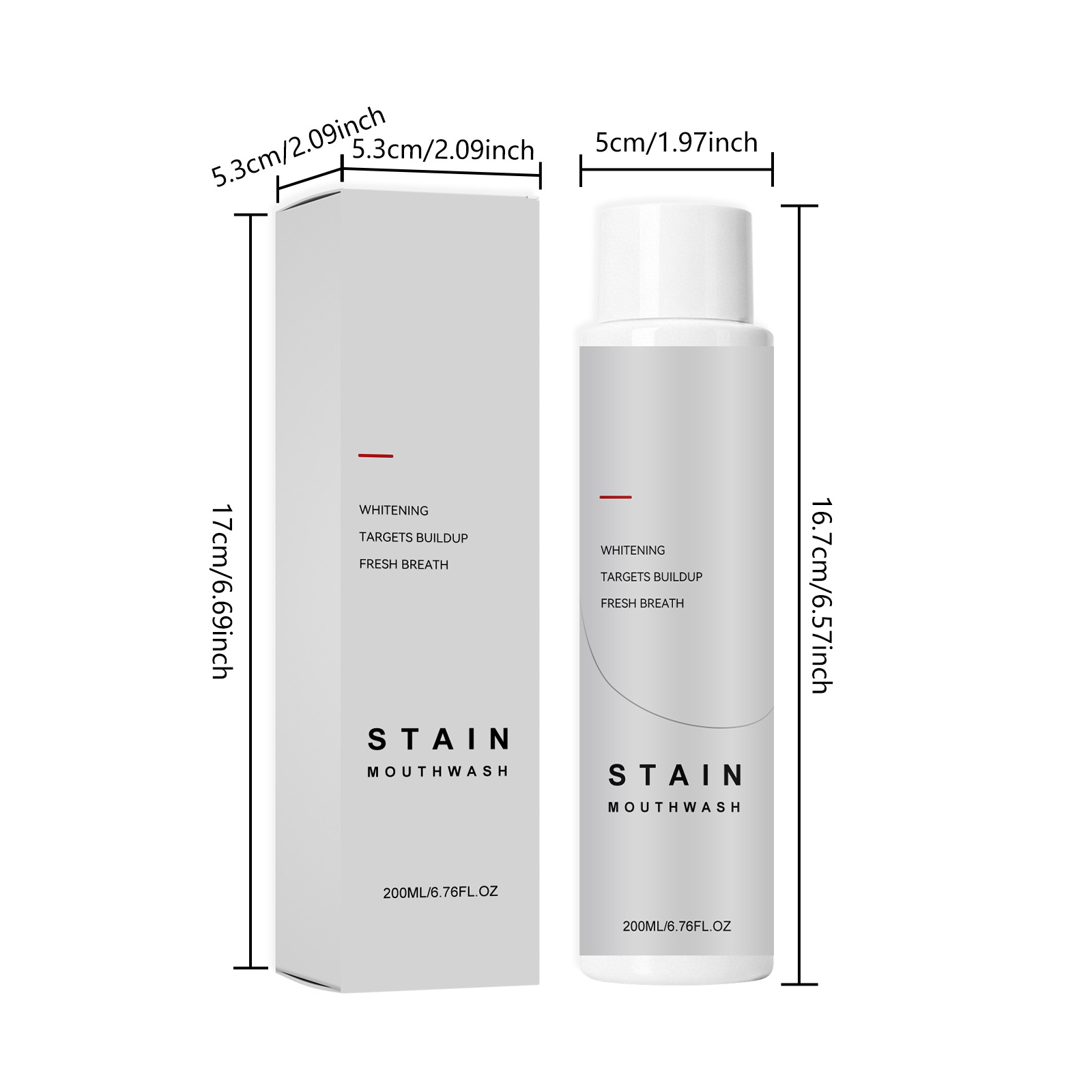 Fresh Stain Removing Mouthwash Fresh Mint Daily Care Gentle Protection Long Lasting Fragrance Oral Cleaning Maintenance