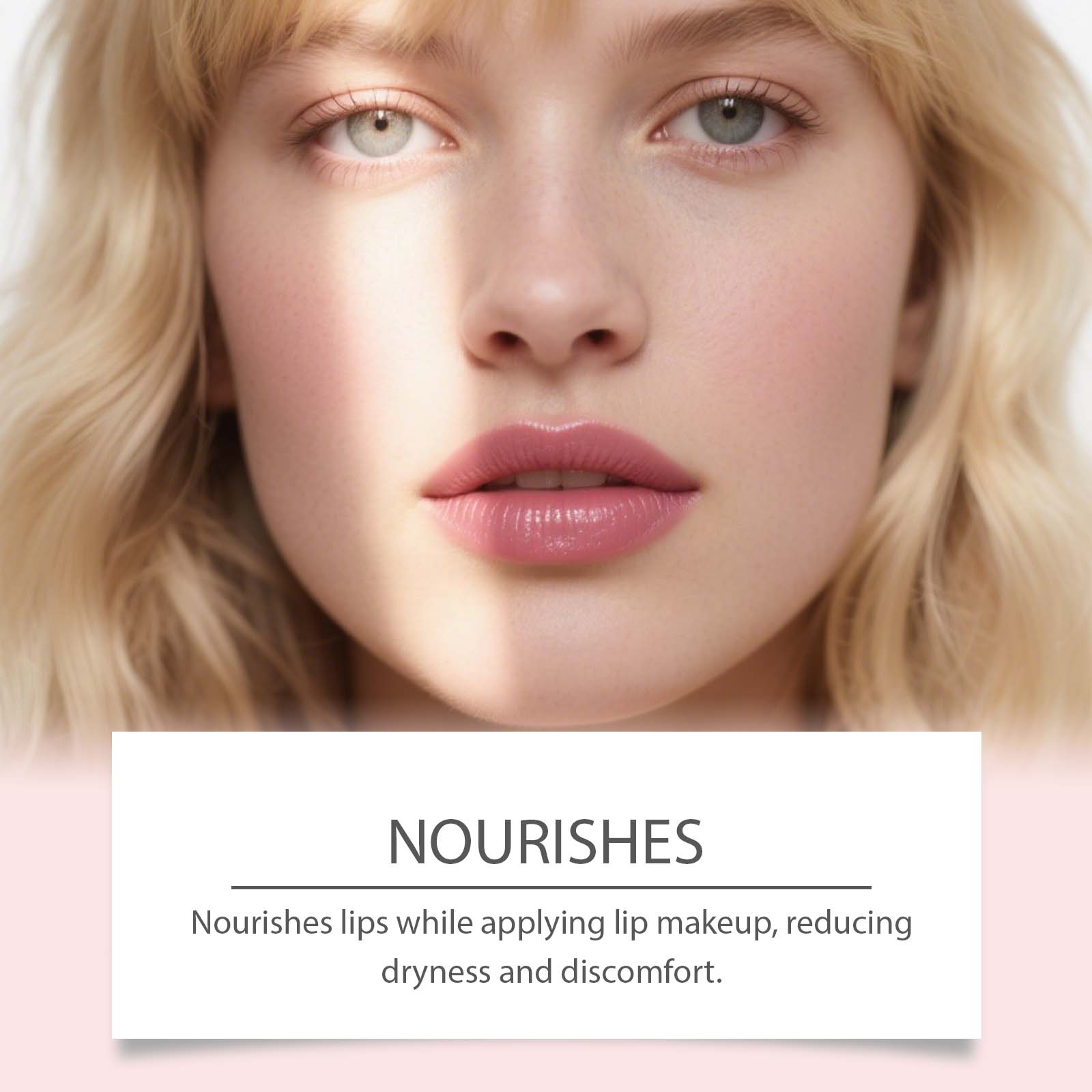 (Warm Rose) Peel Lip Tint Natural Color Render Mild Gloss Lightweight Non Sticky Versatile Portable Daily Lip Makeup