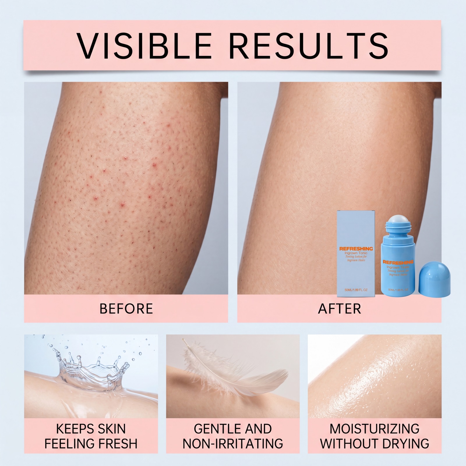 Pore Care Roller Serum Moisturizing Fresh Clean Comfort Portable Underarm Local Skin Cleansing Care Gentle