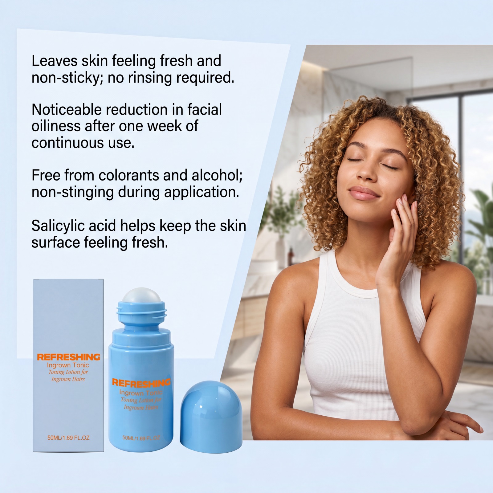 Pore Care Roller Serum Moisturizing Fresh Clean Comfort Portable Underarm Local Skin Cleansing Care Gentle