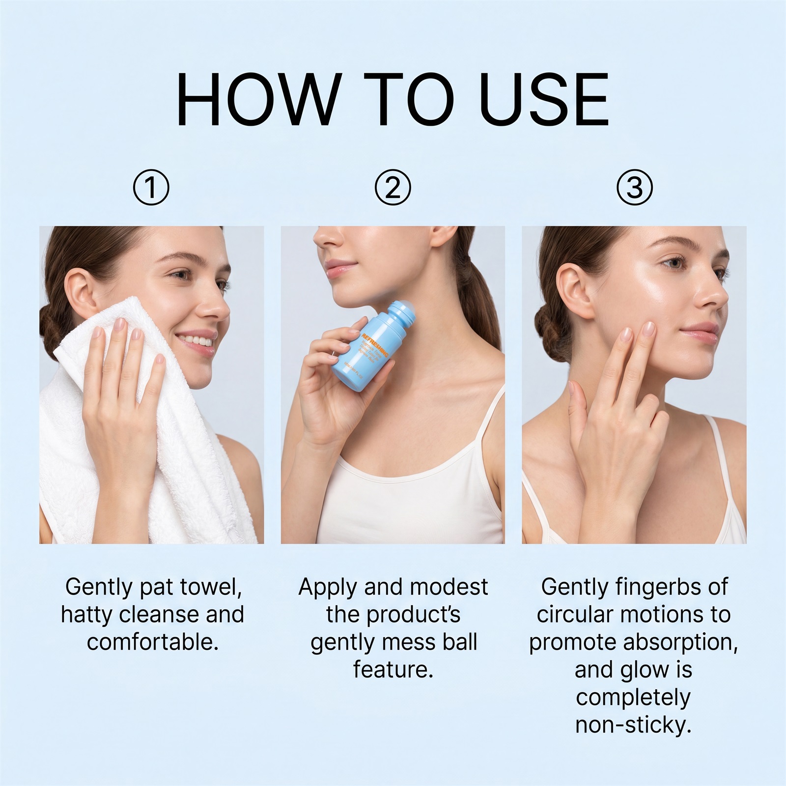 Pore Care Roller Serum Moisturizing Fresh Clean Comfort Portable Underarm Local Skin Cleansing Care Gentle