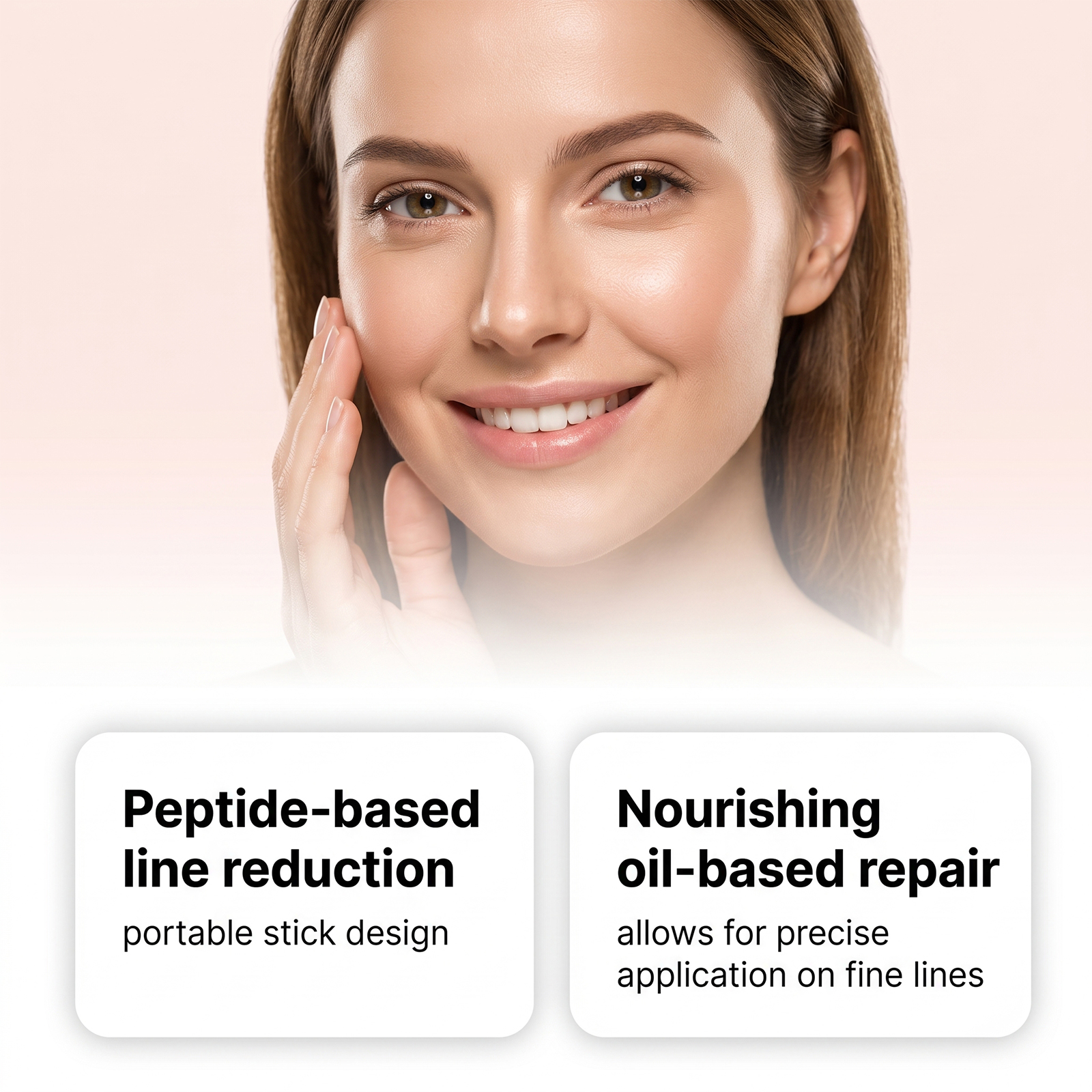 Facial Moisturizing Stick Delicate Mild Formula Hydrate Nourish Soft Refreshing Skin Fine Lines Care