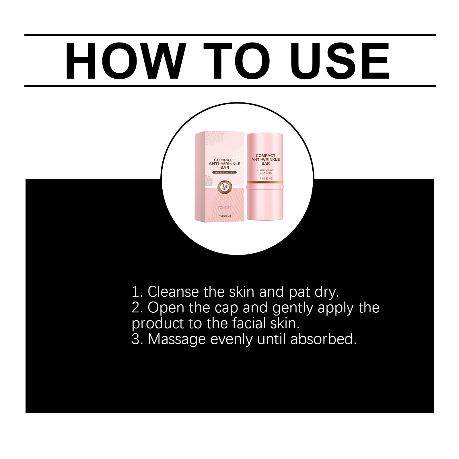 Facial Moisturizing Stick Delicate Mild Formula Hydrate Nourish Soft Refreshing Skin Fine Lines Care