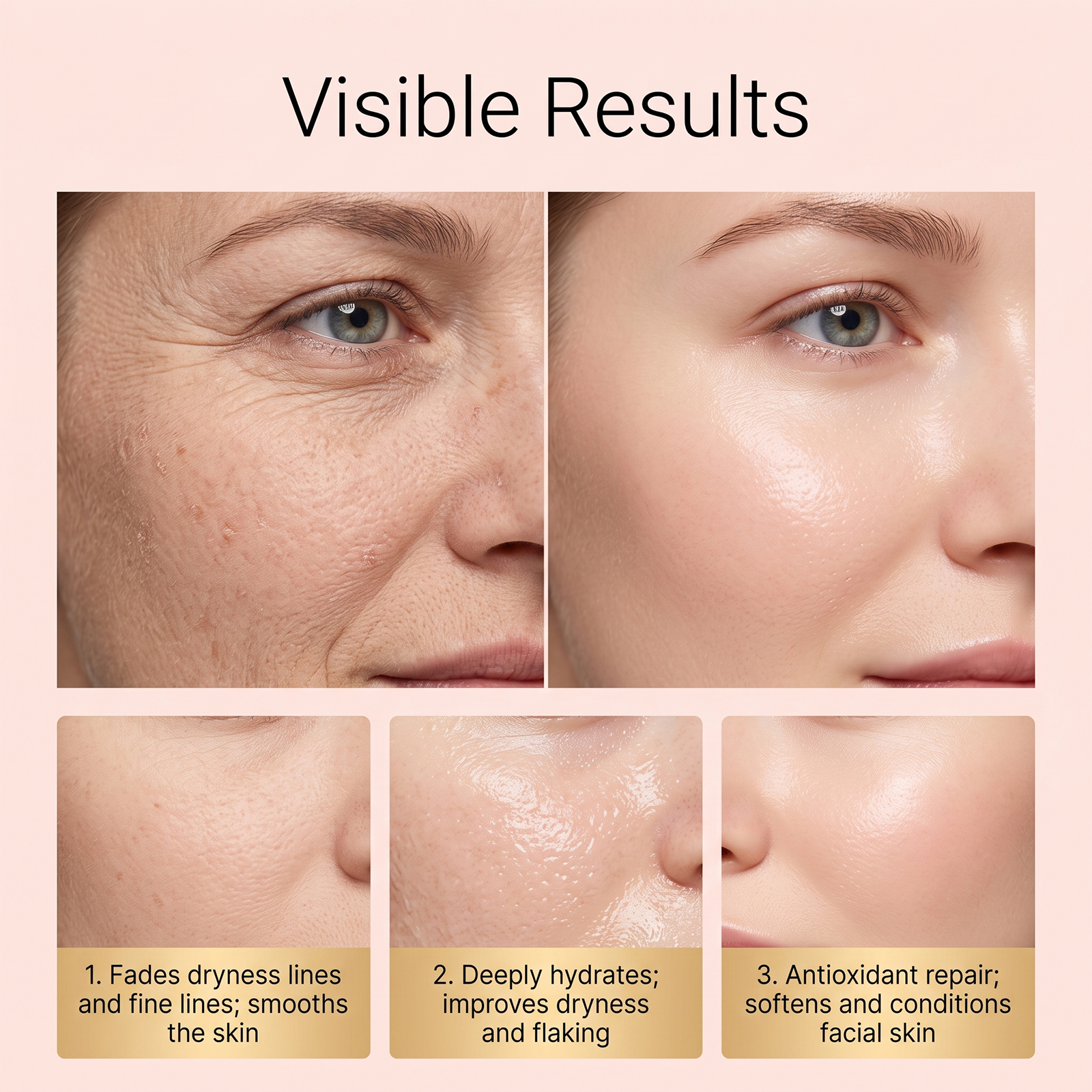 Facial Moisturizing Stick Delicate Mild Formula Hydrate Nourish Soft Refreshing Skin Fine Lines Care