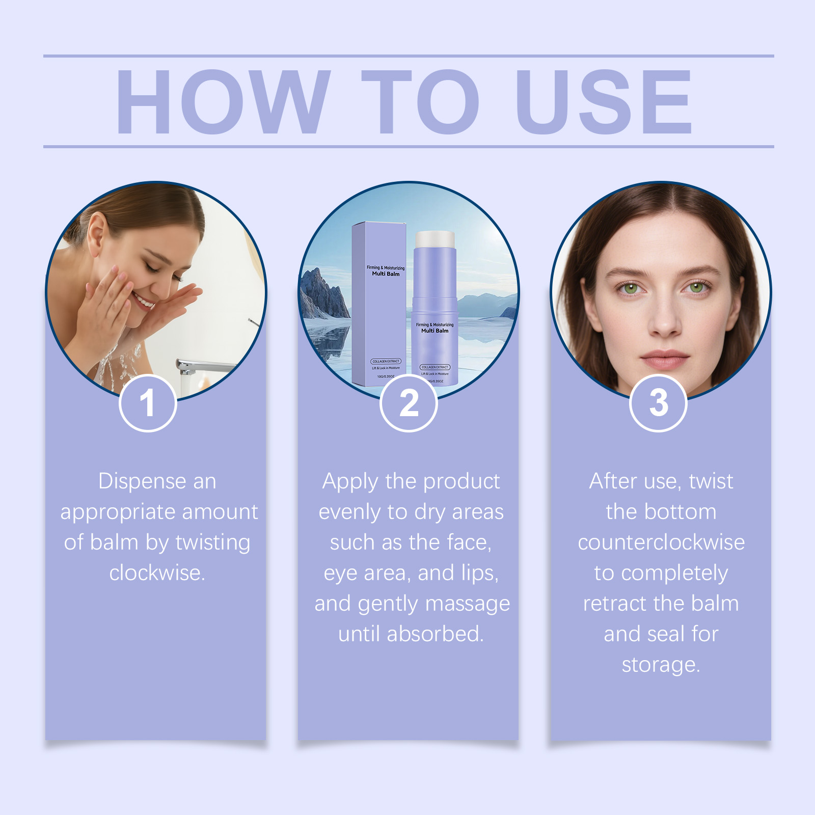 Collagen Multi Effect Skin Stick Mild Nourishing Soft Delicate Portable Hydrating Daily Care
