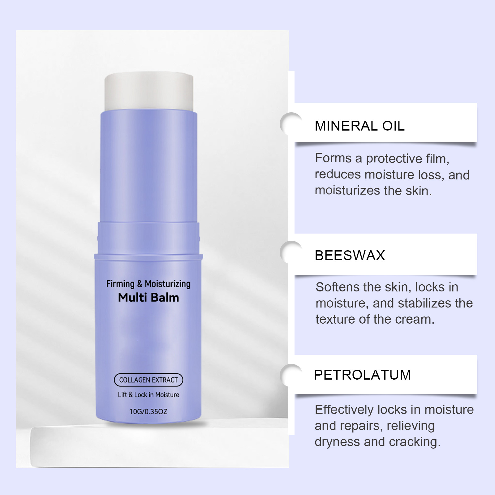 Collagen Multi Effect Skin Stick Mild Nourishing Soft Delicate Portable Hydrating Daily Care