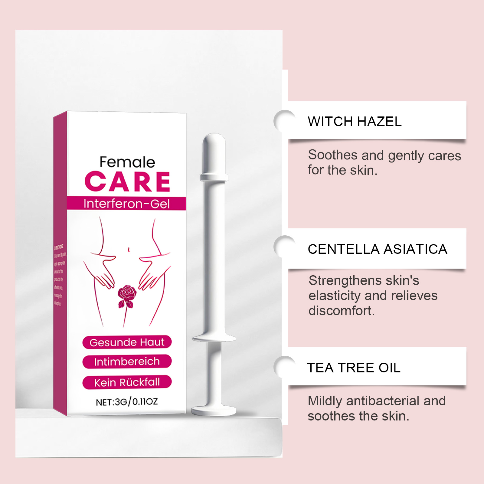 Gentle Ingredient Comfort Care Feminine Body Skin Clean Daily Nursing Gel For Ladies