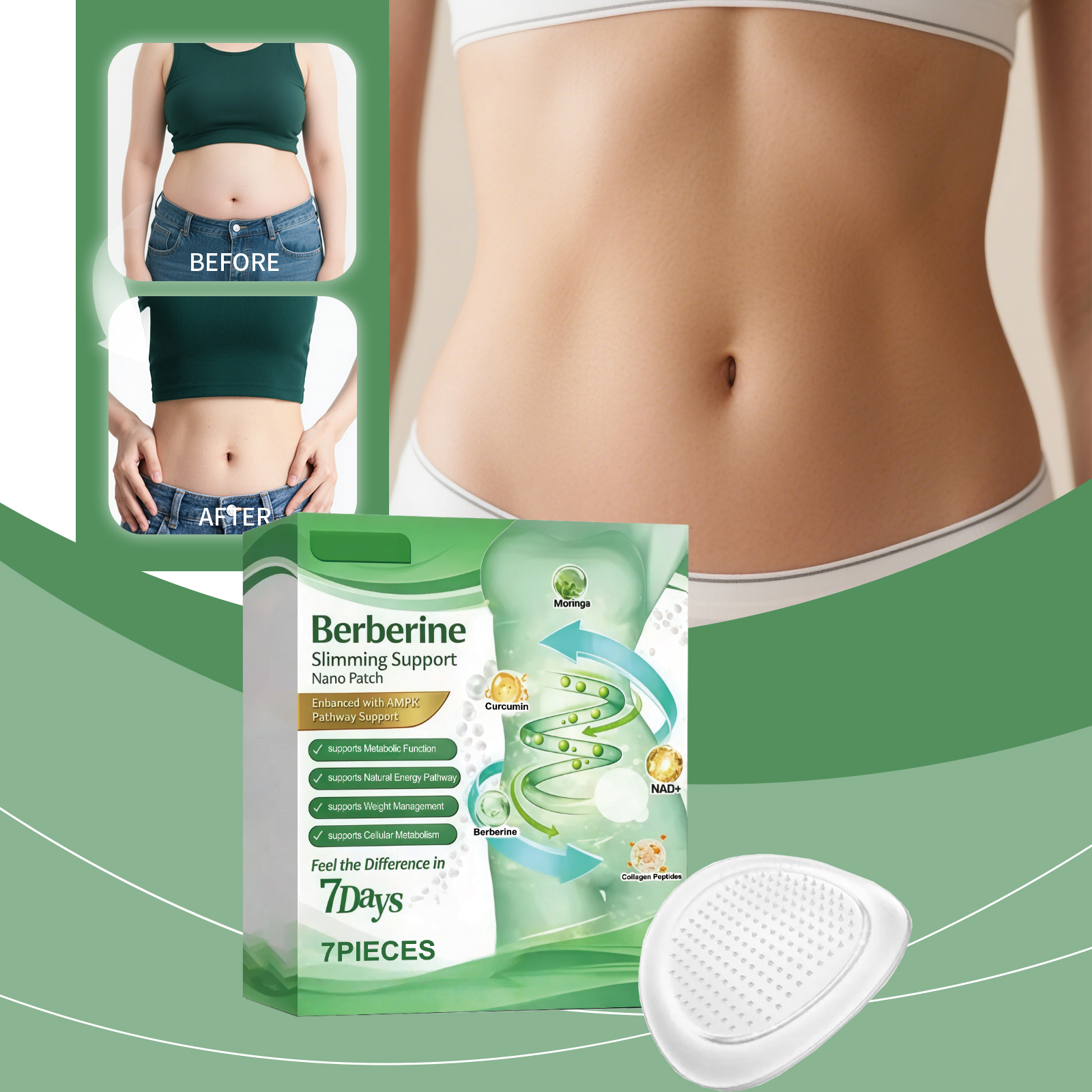 Body Care Patch Mild Nurturing Soft Thin Skin Friendly Lightweight Daily Skin Care For Body