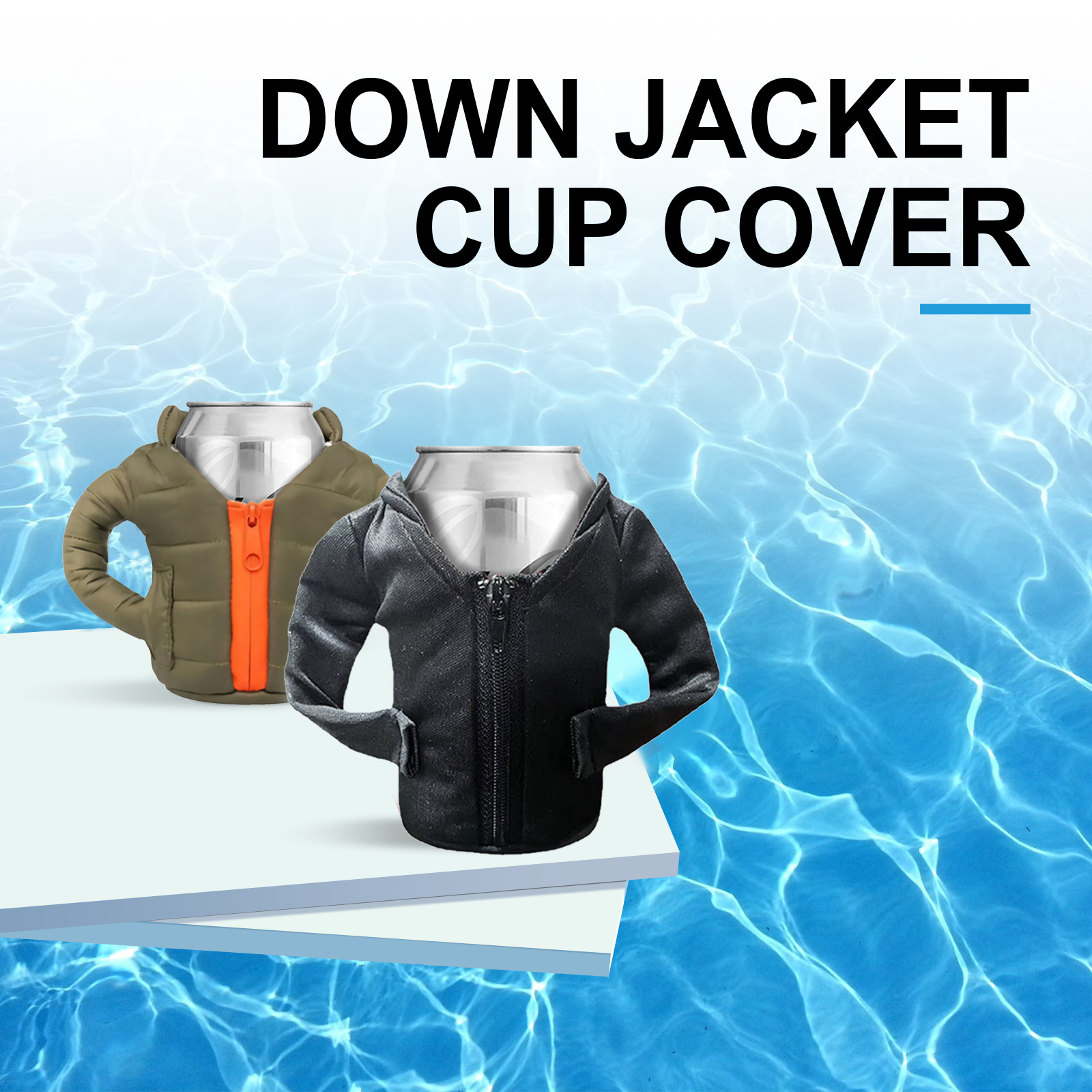 Drink Cup Sleeve Creative Double Layer Cold Retain Portable Water Bottle Beer Soda Water Holder Bag