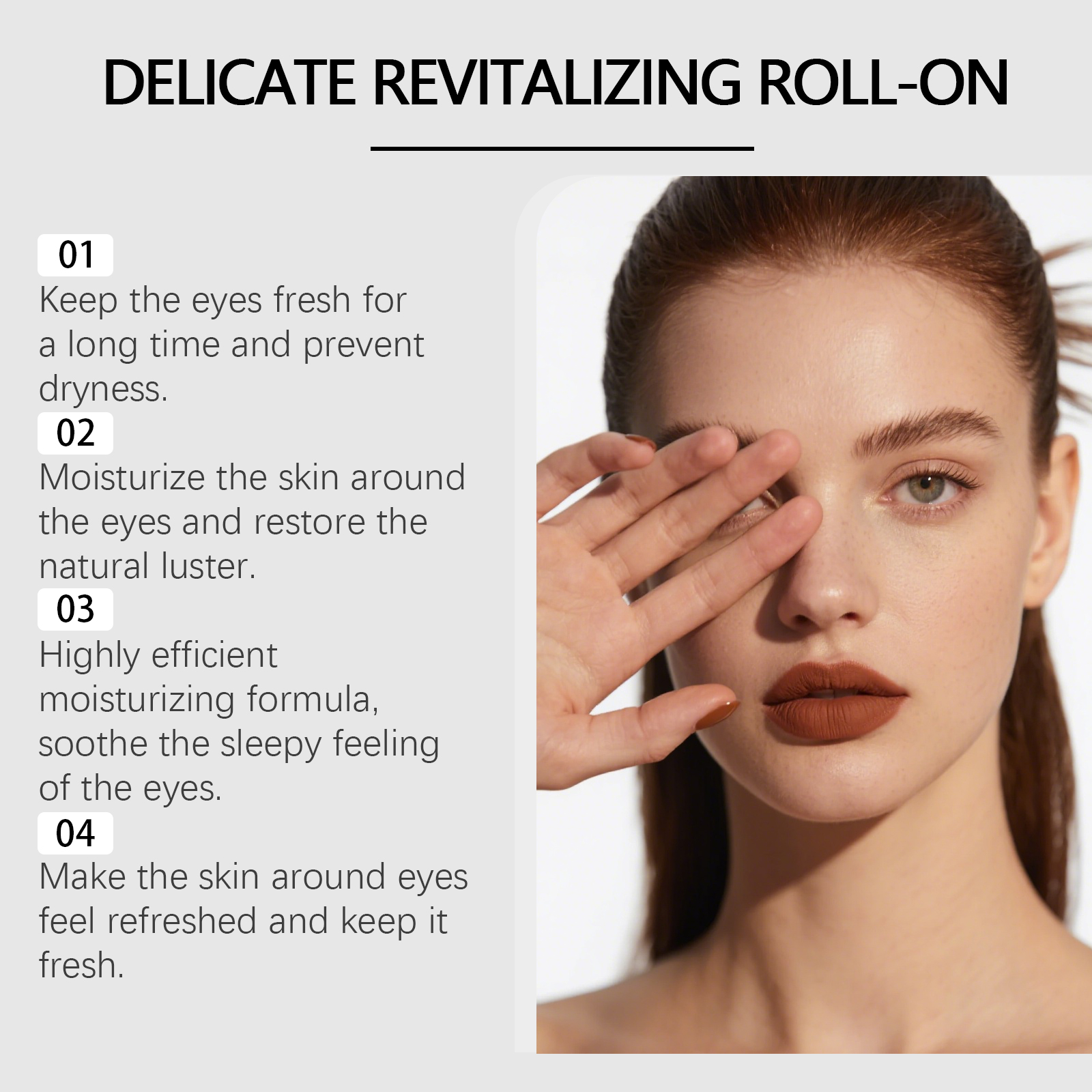 Skin Revitalizing Roller Essence Elastic Nourishing Brightening Moisturizing Oil For Face And Eye Area