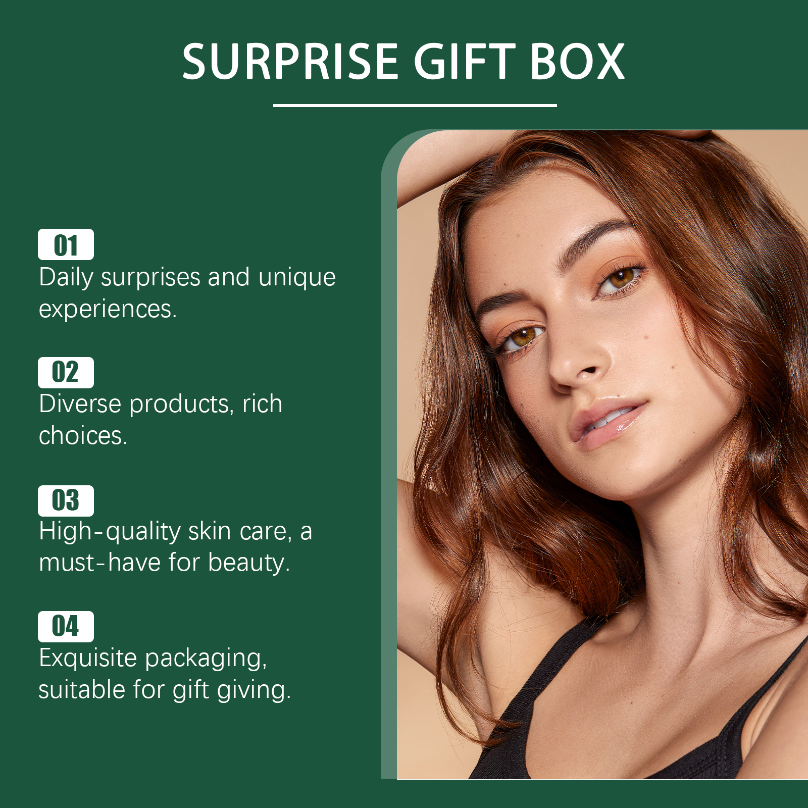 Christmas Beauty Skincare Surprise Blind Box Daily Nourishing Refreshing Moisturizing Facial Care Gift Box