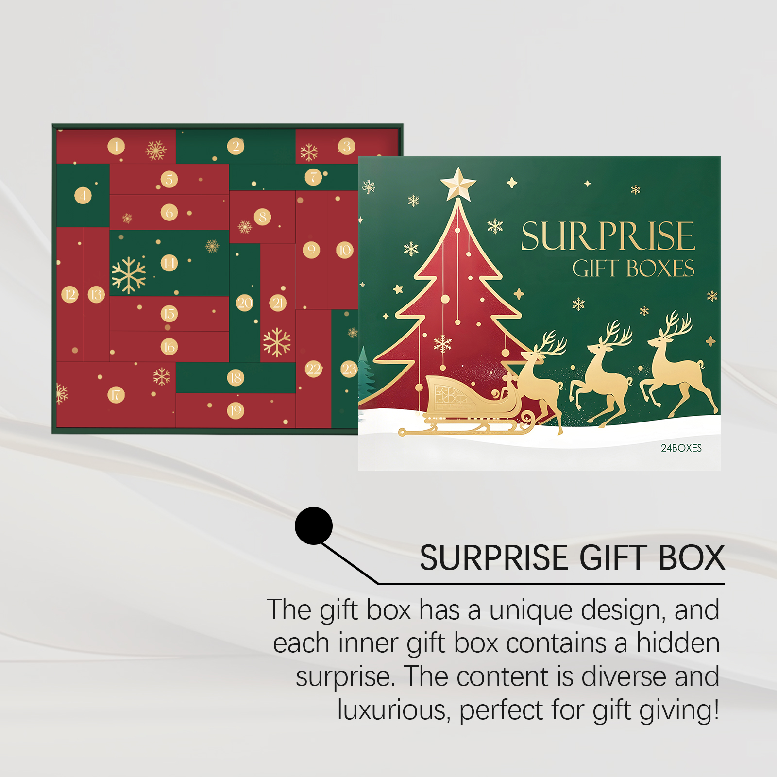 Christmas Beauty Skincare Surprise Blind Box Daily Nourishing Refreshing Moisturizing Facial Care Gift Box