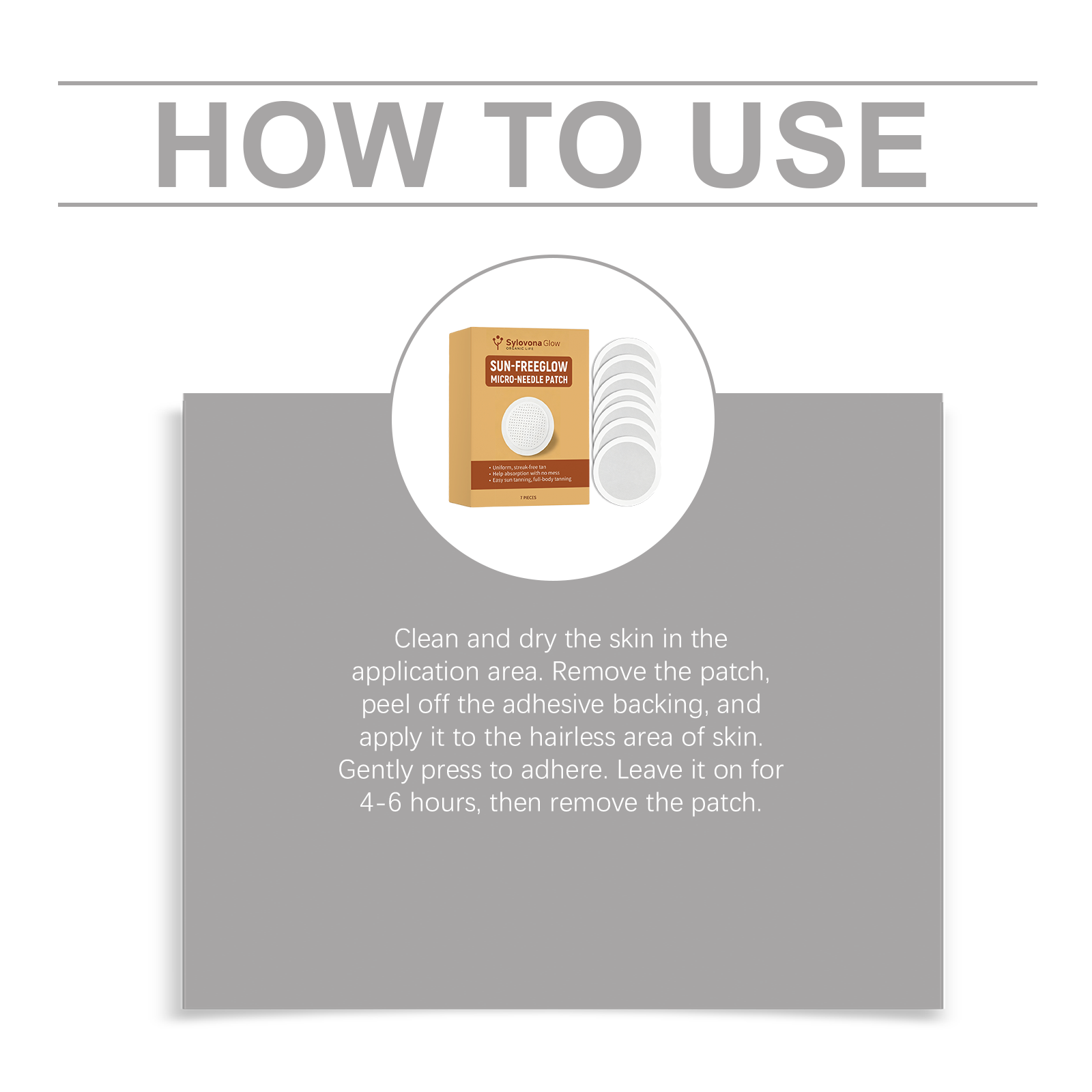 Tanning Patch Skin Friendly Breathable Comfortable Mild Healthy Outdoor Summer Gentle Convenient Care Bronze Complexion