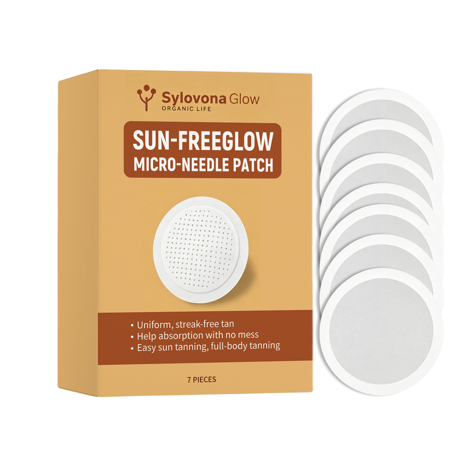 Tanning Patch Skin Friendly Breathable Comfortable Mild Healthy Outdoor Summer Gentle Convenient Care Bronze Complexion