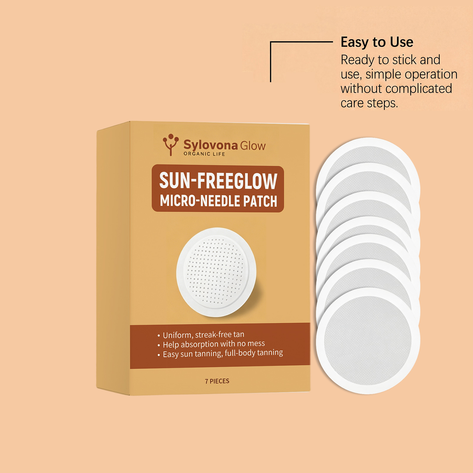 Tanning Patch Skin Friendly Breathable Comfortable Mild Healthy Outdoor Summer Gentle Convenient Care Bronze Complexion