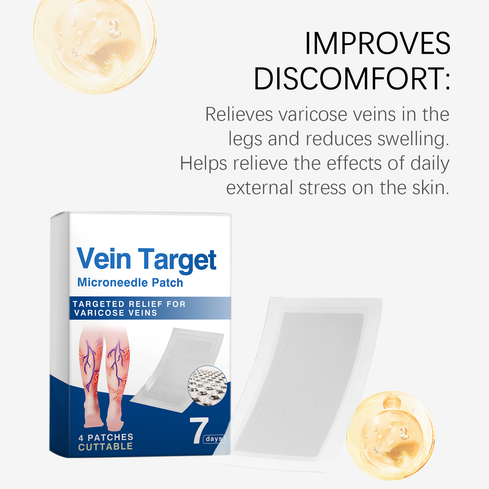 Leg Care Patch Gently Protect Leg Skin Soft Breathable Skin Friendly Daily External Care