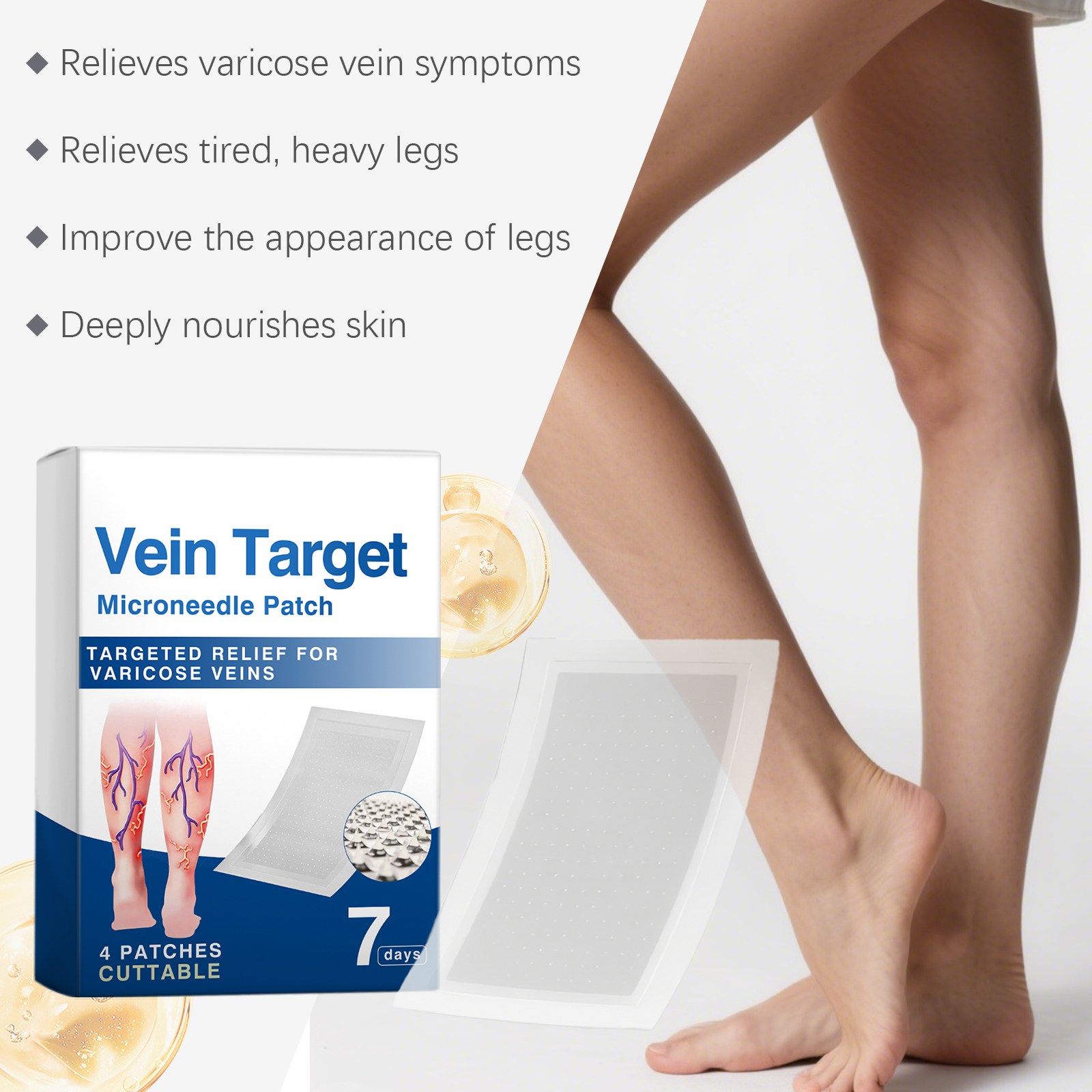 Leg Care Patch Gently Protect Leg Skin Soft Breathable Skin Friendly Daily External Care