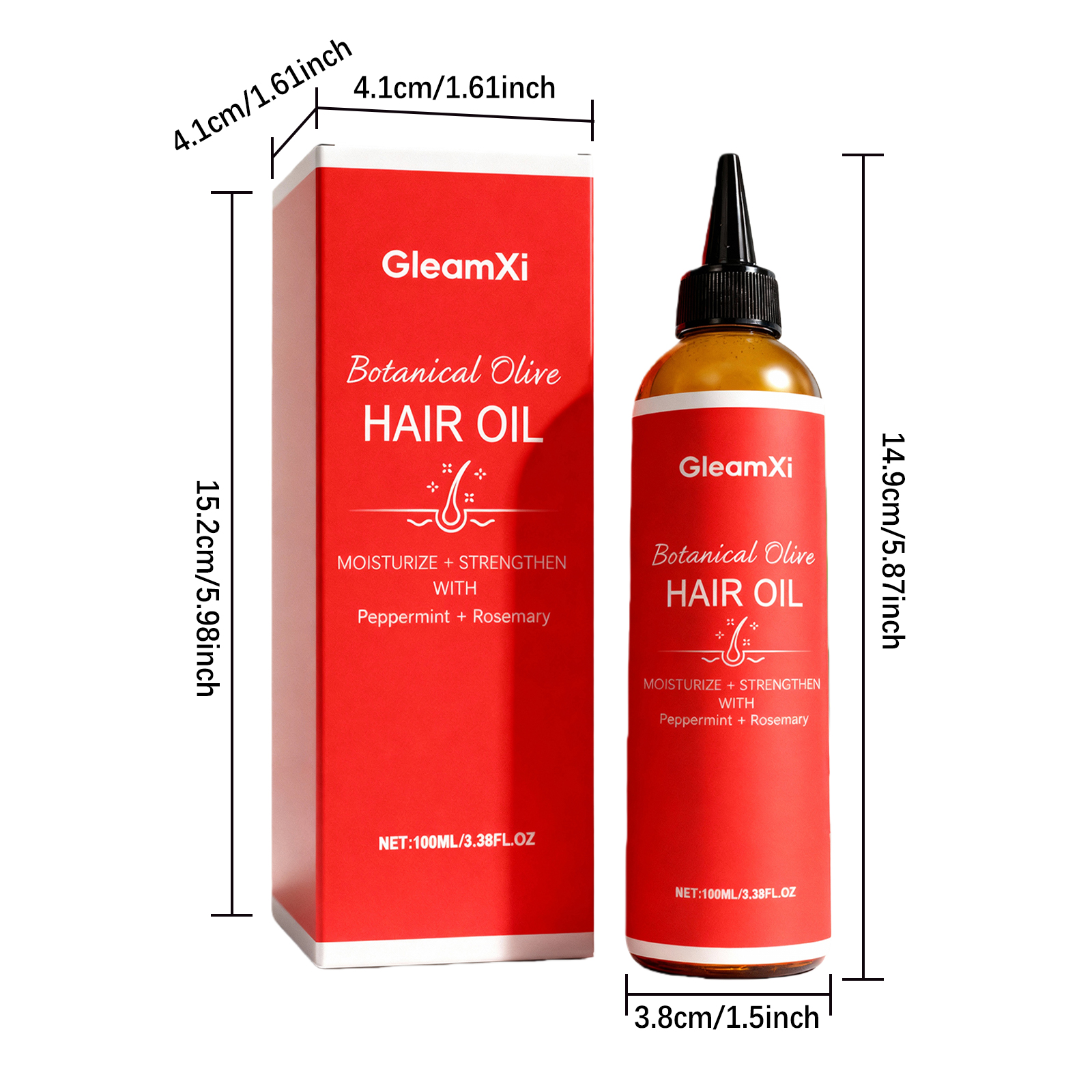 Olive Hair Care Oil Moisturizing Refreshing Nourishing Hair Natural Fluffy Smooth For Hair