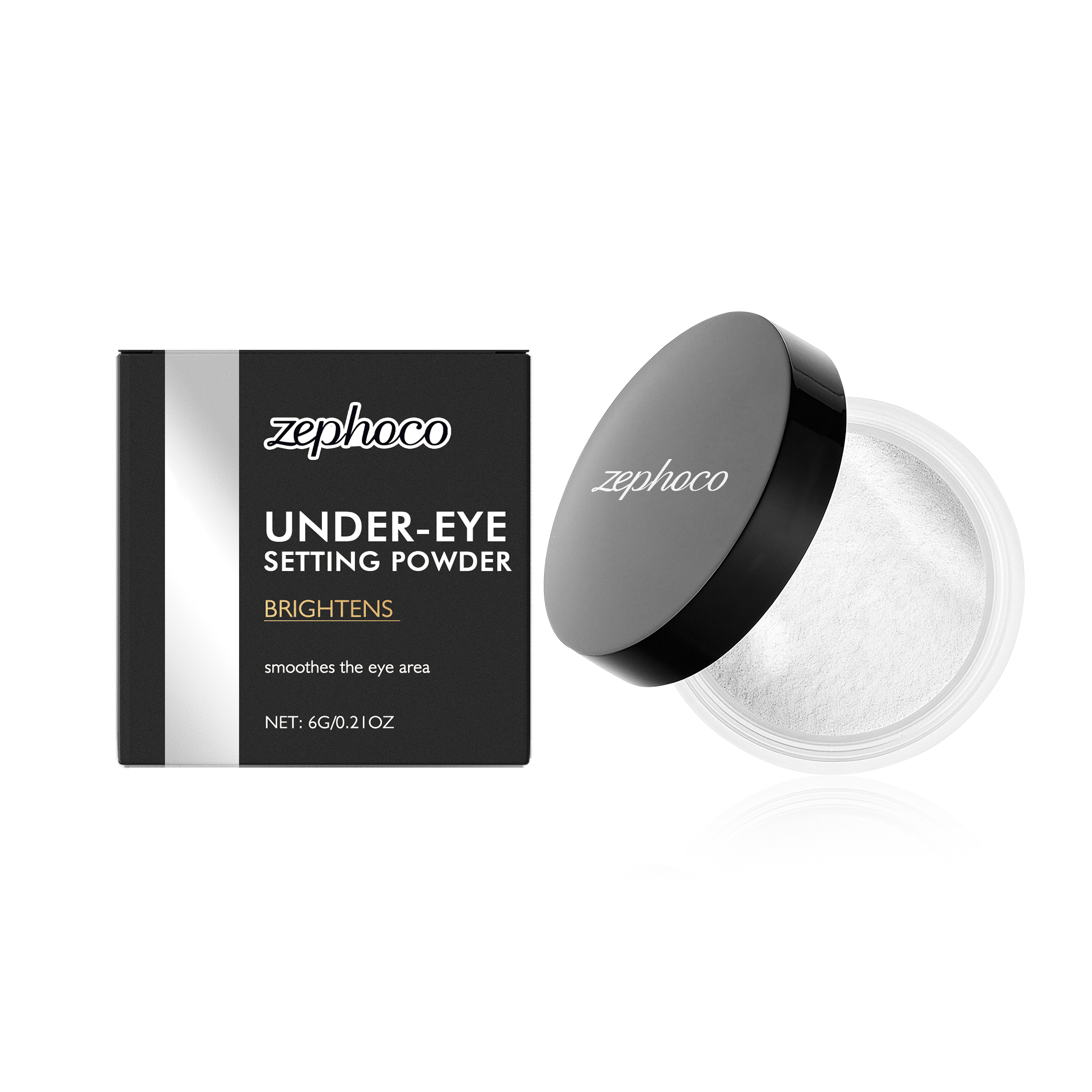 Eye Brightening Longwear Loose Powder Light Blur Pore Clear Fit Base Matte Pigment Powder