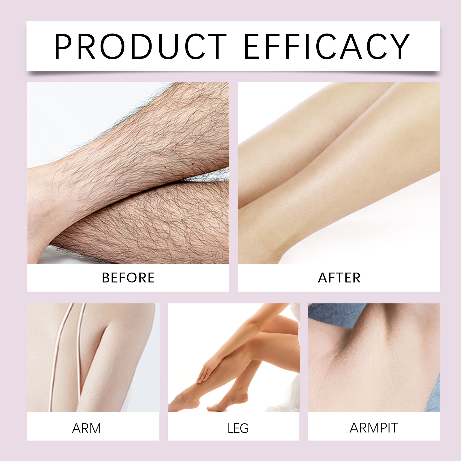Hair Removal Cream Mild Skin Care For Body Arm Leg Hair Men Women Universal Cleansing