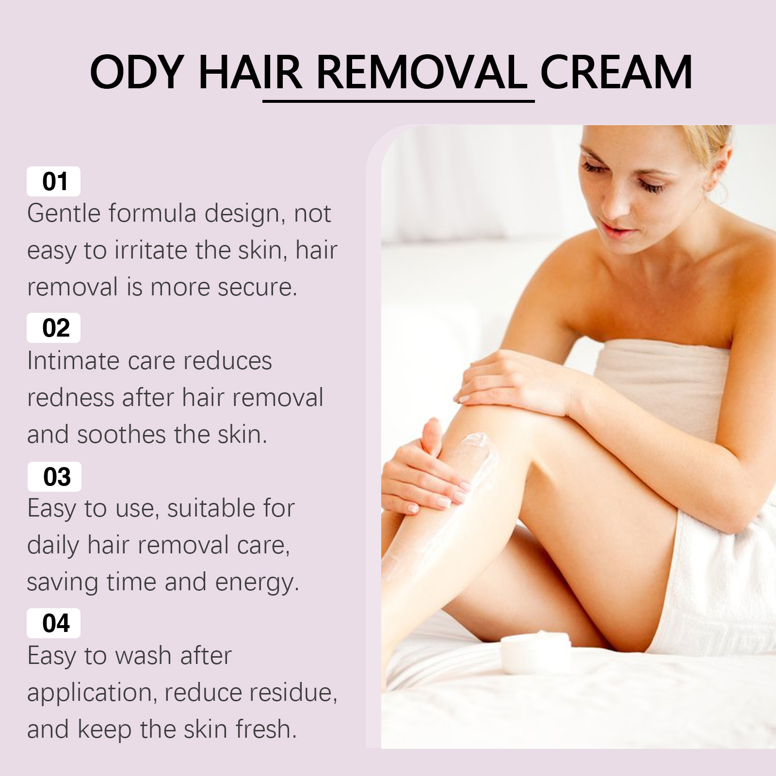 Hair Removal Cream Mild Skin Care For Body Arm Leg Hair Men Women Universal Cleansing