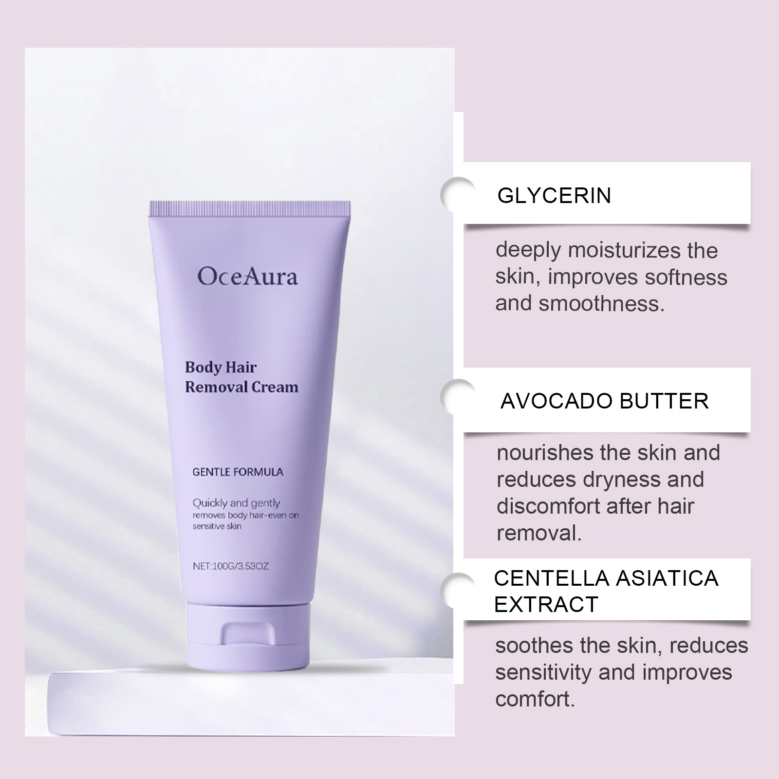 Hair Removal Cream Mild Skin Care For Body Arm Leg Hair Men Women Universal Cleansing
