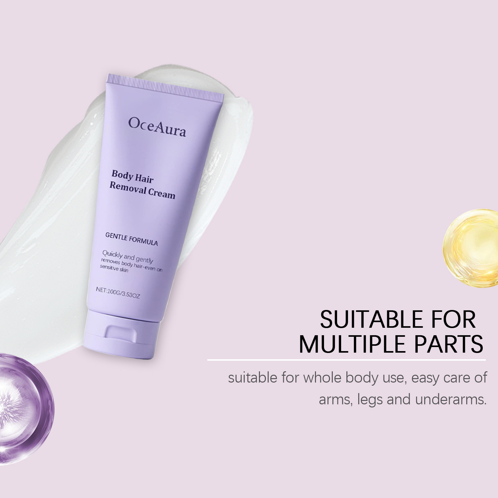 Hair Removal Cream Mild Skin Care For Body Arm Leg Hair Men Women Universal Cleansing