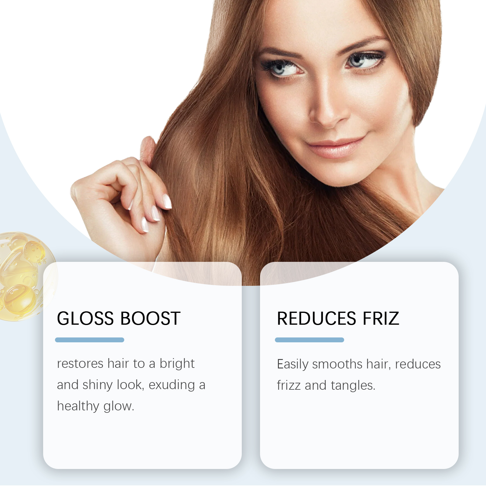 Leave In Hair Conditioner Light Improves Dry Frizzy Hair Softens Refreshing Nourishes Hair