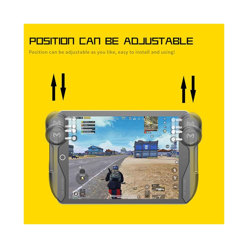 MobileGame Controller PUBG For Ipad Tablet Six Finger Game Joystick Handle Aim Button L1