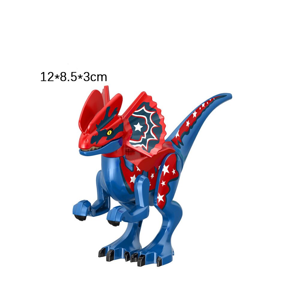 8PCS Raptor Tyrannosaurus rex Building Block Minifigures Toys Fit Lego