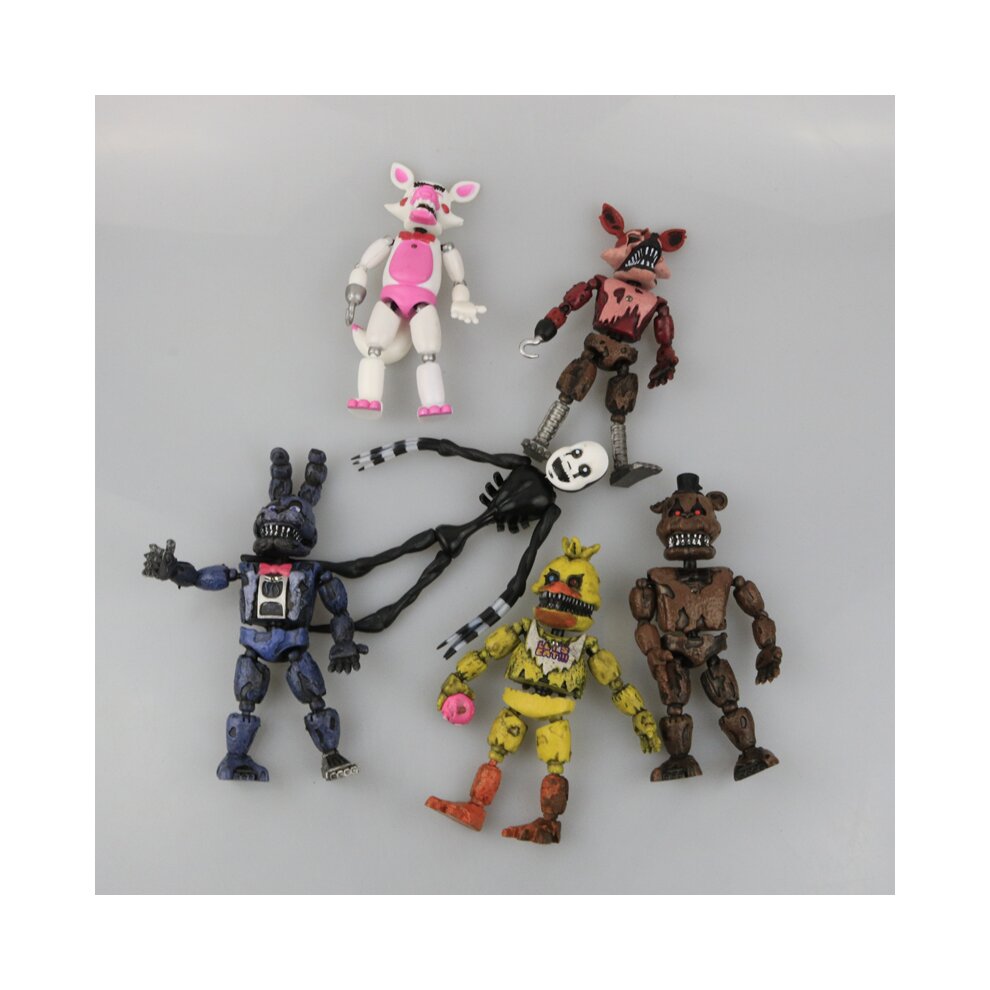 6 PCS Five Nights At Freddy's FNAF Bunnie Game 6' Action Figure Doll Toys Gift
