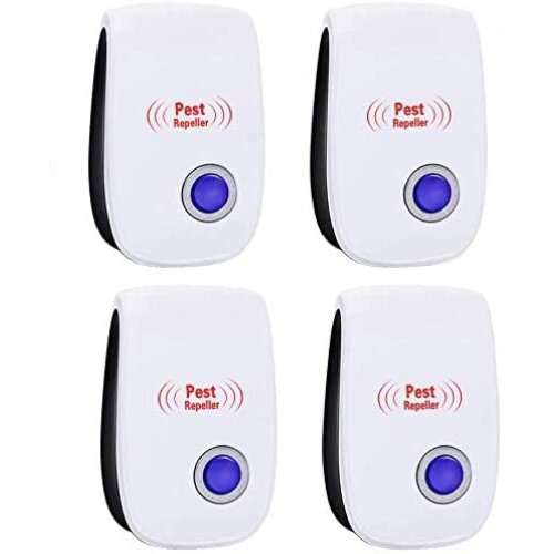 MGRETT Ultrasonic Pest Repeller, 4 Pack Insect Repeller, Electronic Mouse and Rat Repell