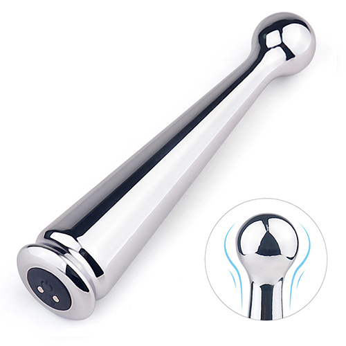 G-Spot Massager Dildo Sex Toy Stainless Steel Wand 9 Vibration Modes Nipple Clitoris Masturbation for Women Couple Prostate Massaging Enjoyment. Mini Size