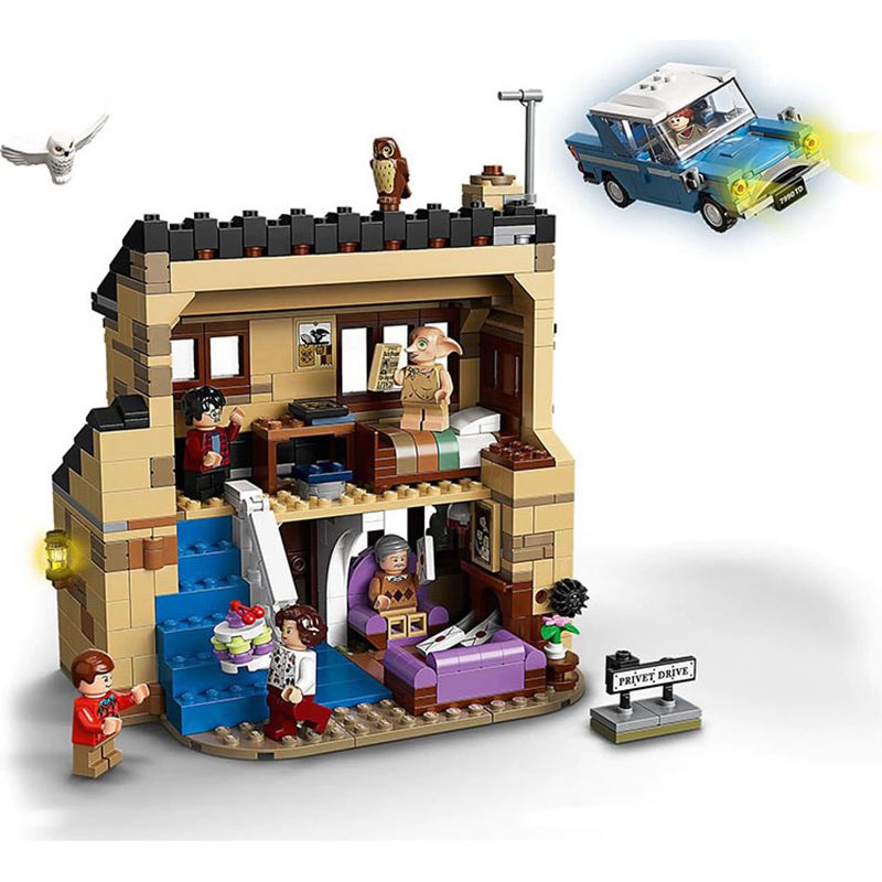 Harry Potter Privet Drive House And Ford Anglia Car Toy Building Blocks Boys Kids Toys Gifts