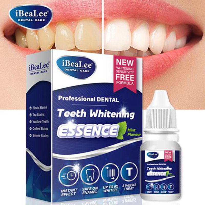 iBeaLee Teeth Whitening Essences Extra Strong White Hygiene Tooth Whitener Stain Removal