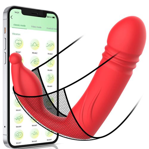 Wearable Vibrator G-Spot Dildo Sex Toys for Women Butt Plug Anal Toys for Gay Massager Adult Toy for Vagina Clitoral Stimulation APP Remote Control