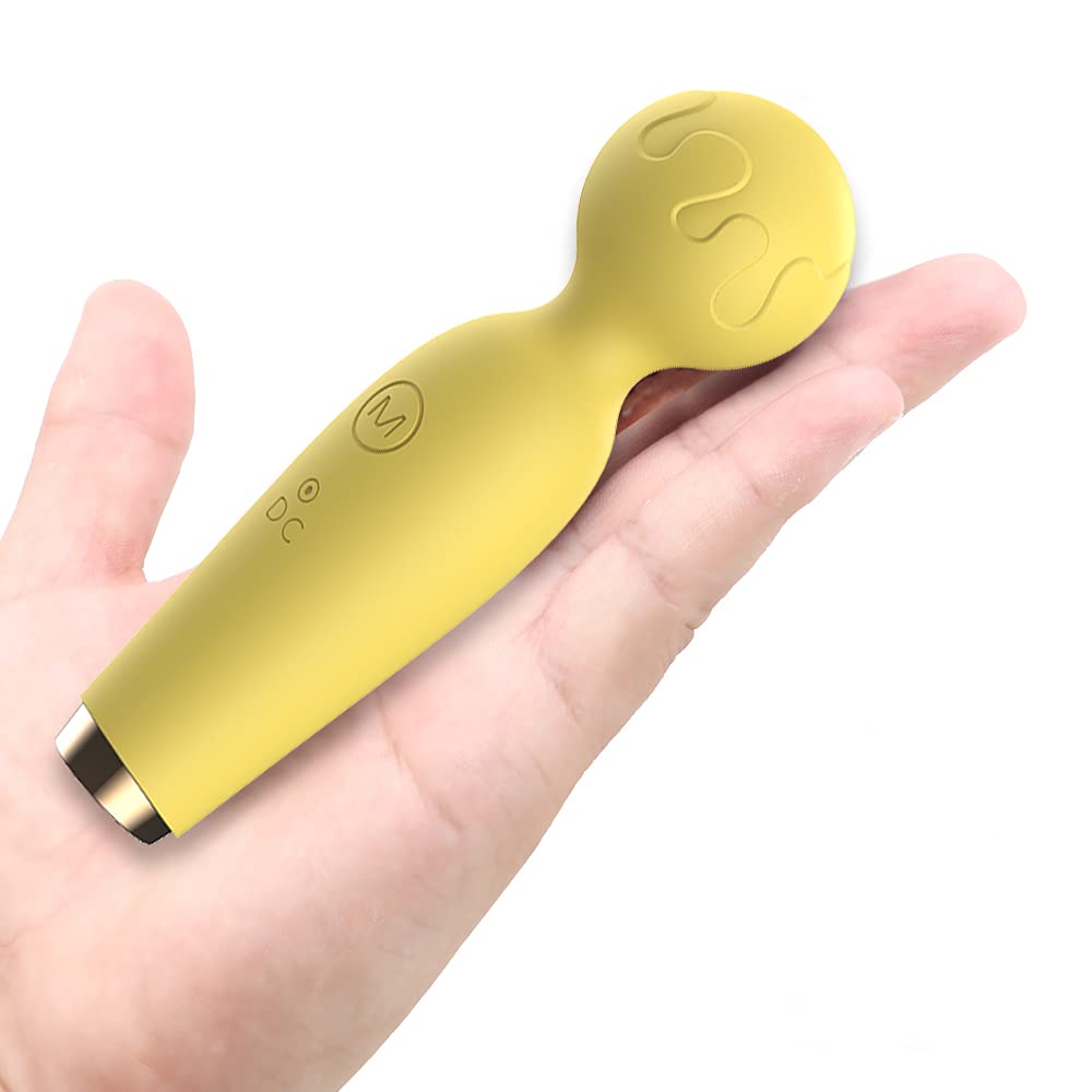 (Yellow) Classic Dildos Vibrators for Woman Men Adults G Spot Stimulator Dildos Female Masturbator Anal Butt Plug AV Wand Massager Erotic Goods Adult Sex Toys