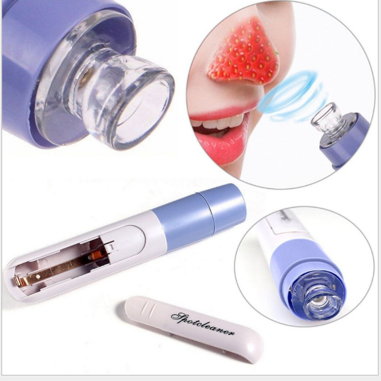 (Blue) Facial Blackhead Remover Electric Pore Cleansing Device