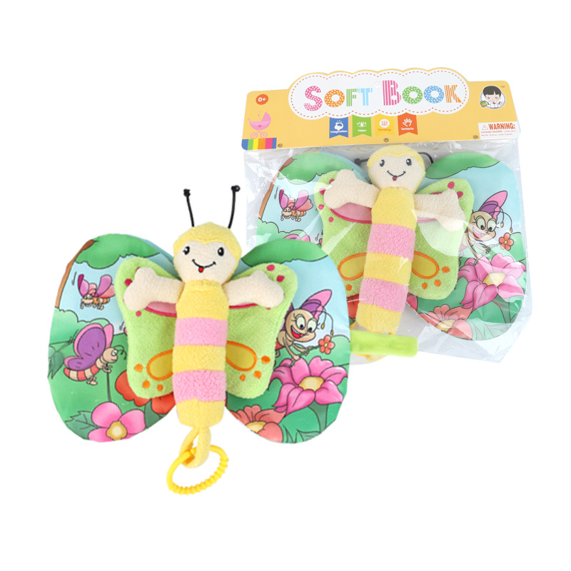 Butterfly 3D Cloth Book Durable and Interactive Early Learning Toy for Infants