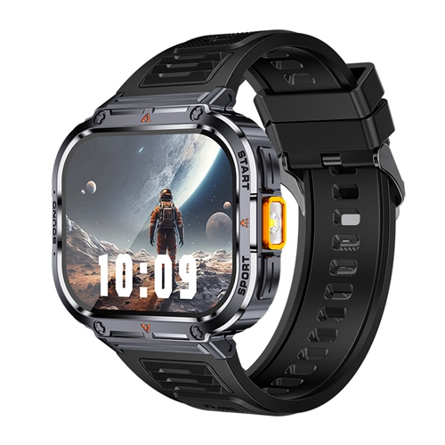 Smart Watch Heart Rate Blood Oxygen Sleep Monitor 2 inch Ultra Large Screen LED Light Flashlight BT Calling Men Outdoor Sports Fitness Tracker Smartwatch