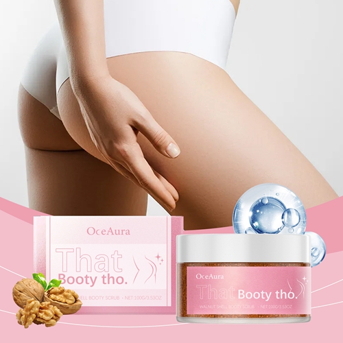 OCEAURA Gentle Buttock Exfoliating Scrub for Smooth Skin and Body Care
