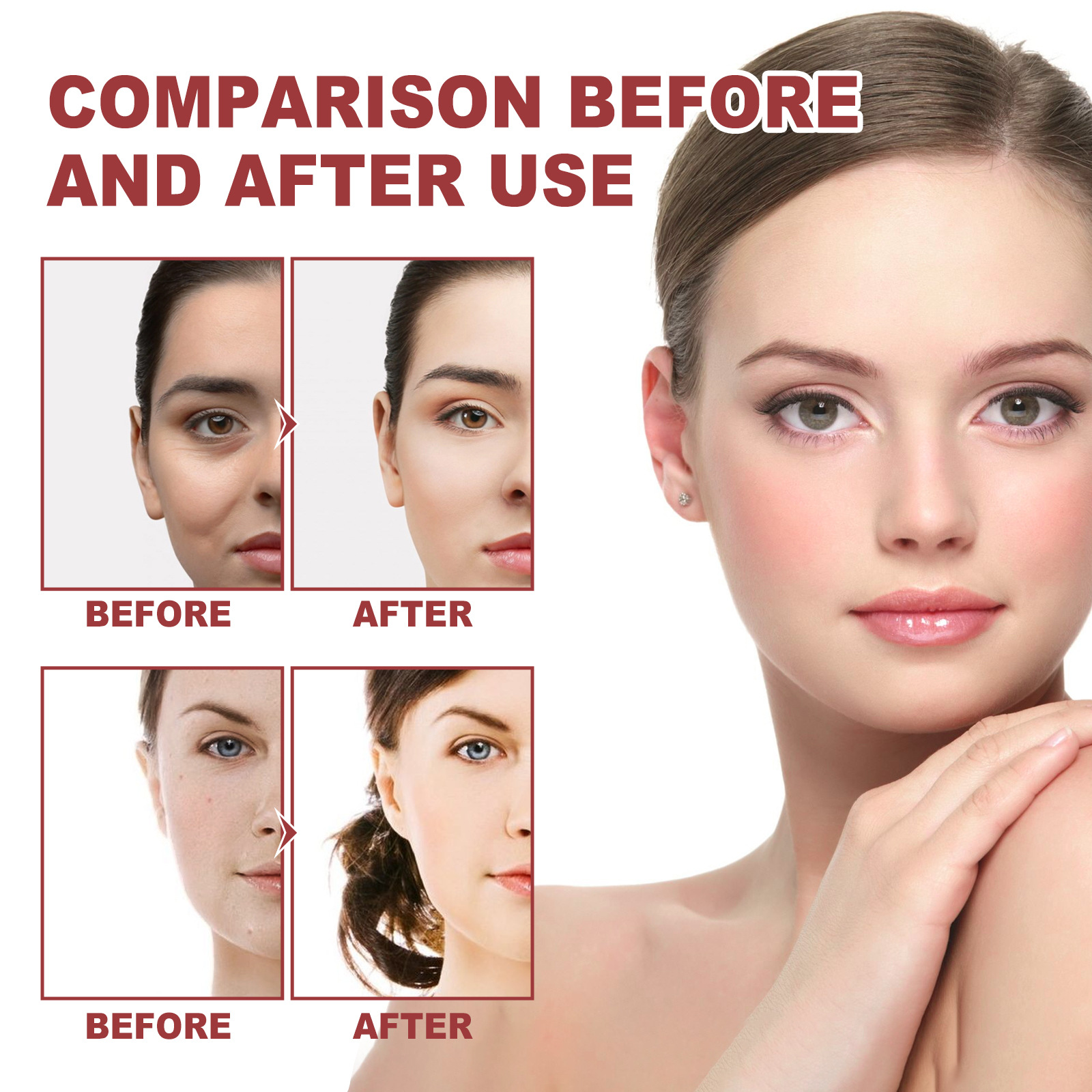 (1PC Set) Collagen Membrane Lightens Wrinkles Bags Dark Circles Remover Firming Skin Plump And Moisturizing Eye Rejuvenation Membrane Forehead Smile Lines Patches