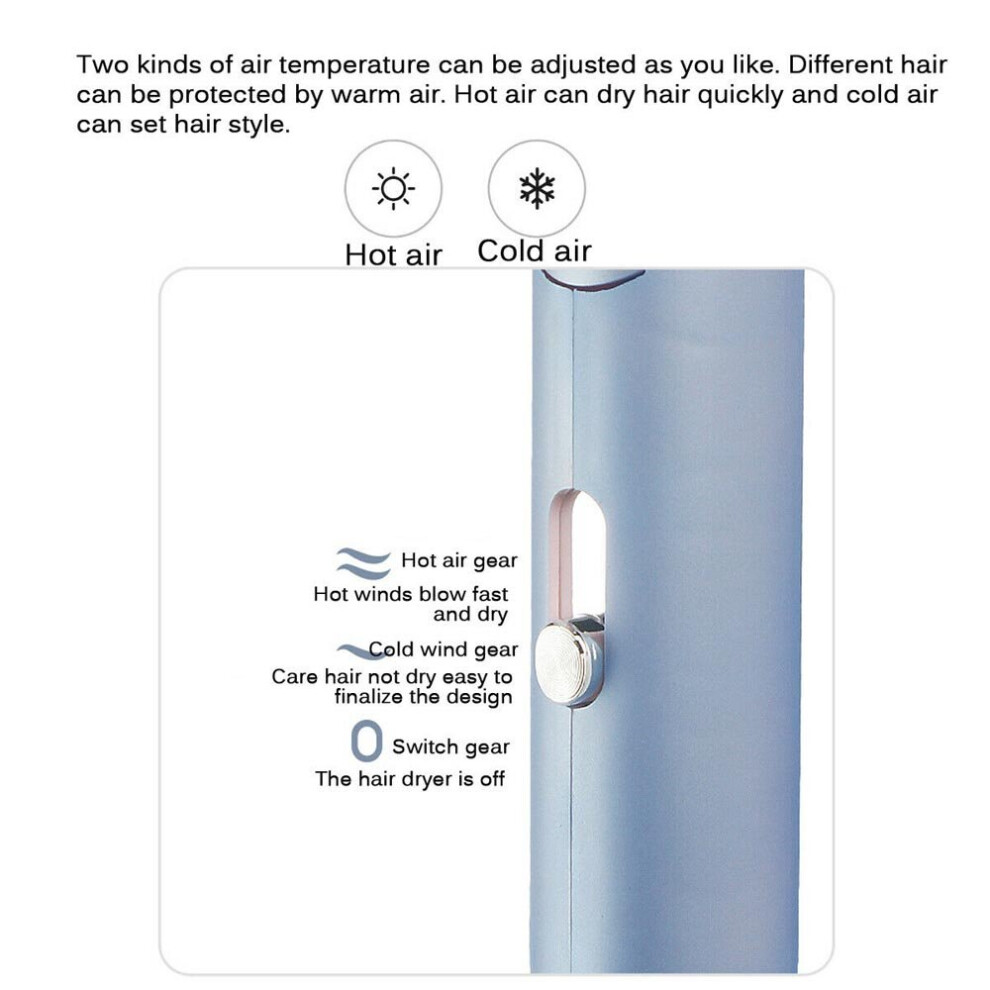 Hair Dryer Professional Household Electric Negative Ionic Hairdryer