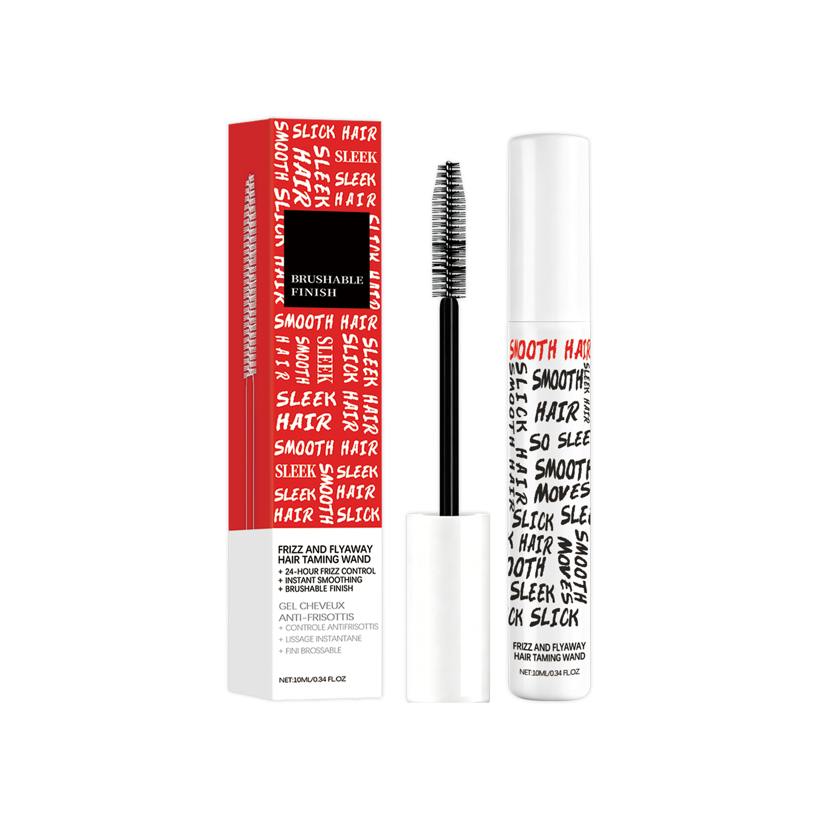 Lasting Broken Hair Artifact Finishing Hair Wax Stick Frizz Control Smoothing Styling Stick for Soft&Brushable Finish Anti-Frizz ﻿