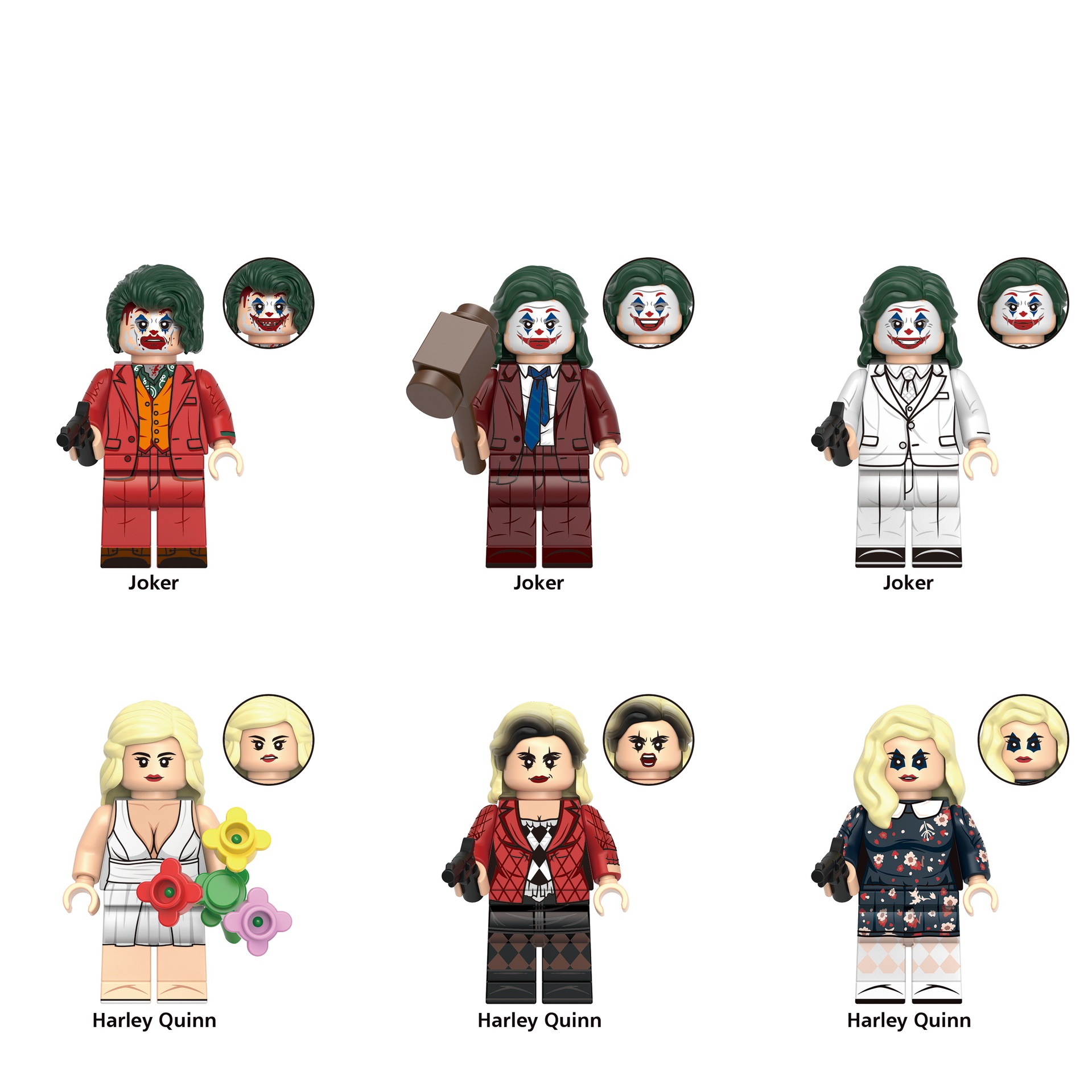 (Style A) Superheroes Action Mini Figures Clown Building Blocks Marvel Cinematic Universe Collection Series Toys for Kids Party Supplies