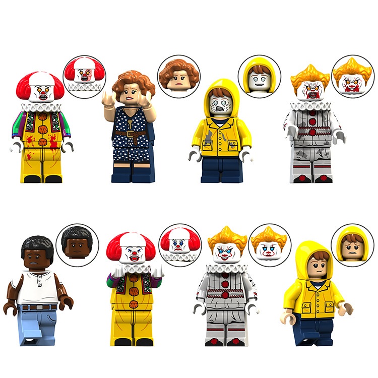 Kids Building Blocks Clown Is Back Minifigures Toys Halloween Gift Fit Lego
