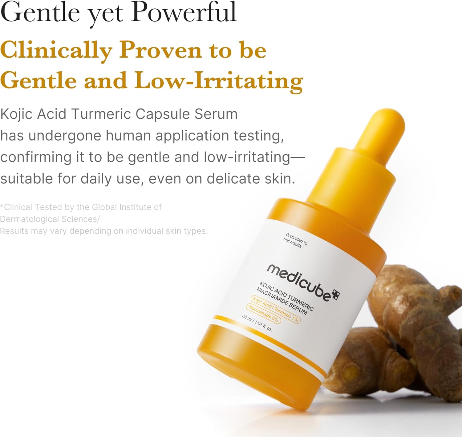 medicube Kojic Acid Turmeric Clarifying Balancing Capsule Serum Troubled Skin Soothing Brightening Face Serum Niacinamide Glow Capsules Hydration Barrier 30ml
