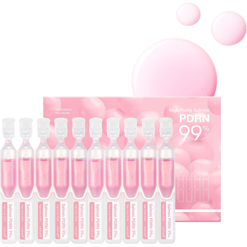 medicube Salmon DNA PDRN Pink One Day Serum Salmon DNA PDRN Intensive Ampoule Collagen Glutathione Hyaluronic Acid Improves skin radiance Korean skincare